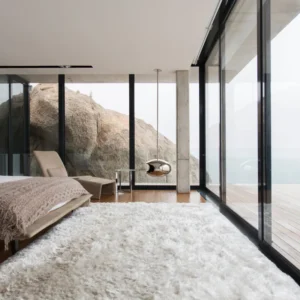 White Shag Rug